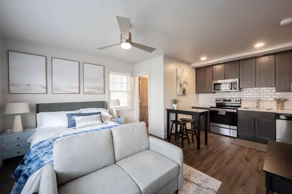 Modern Indy Studio Near Downtown & Mass Ave 