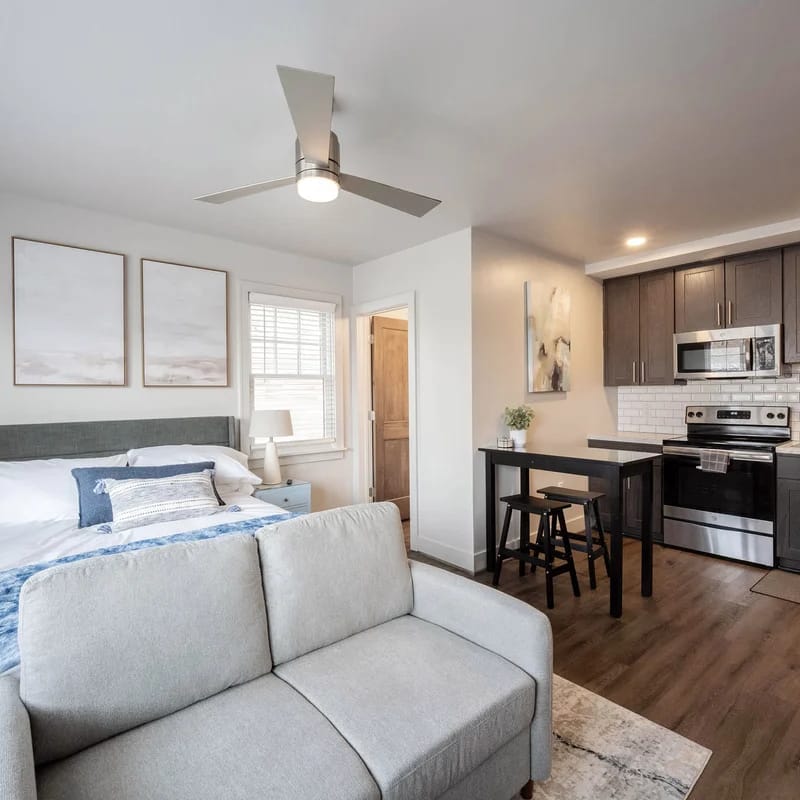 Modern Indy Studio Near Downtown & Mass Ave 
